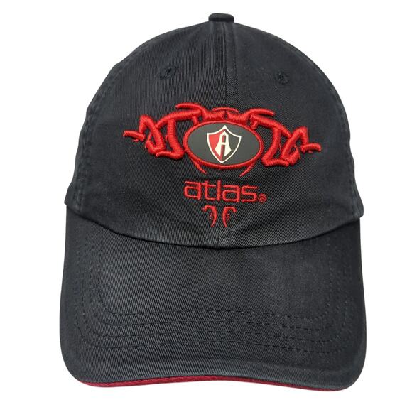 Atlas Slideback Baseball Cap Black One Size Adjustable Embroidered Rhinox Group - Picture 1 of 10